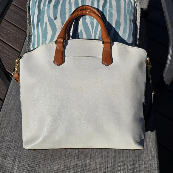Brahmin Large Duxbury, Limited Edition White Monaco - Picture 4 of 13